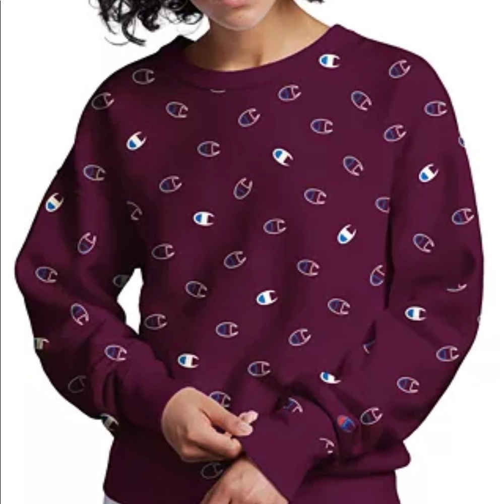 Champion Tossed C Logo Sweatshirt